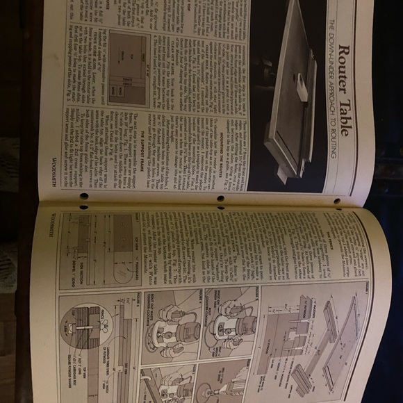 🎉5/$10🎉 Woodsmith magazine number 20 March 1982 buffet table, wall shelf - Picture 7 of 8